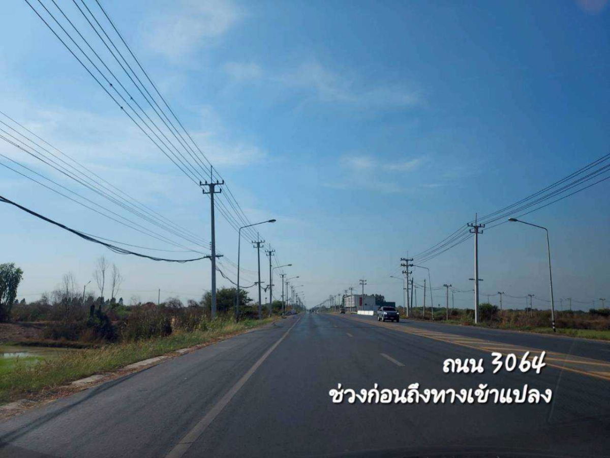 รูป ขายที่ดินแปลงใหญ่พร้อมบ่อน้ำ 53 ไร่ ติดถนน 3064 ต.โคกพุทรา อ.โพธิ์ทอง จ.อ่างทอง โฉนดพร้อมโอน เหมาะสำหรับ ทำฟาร์ม เกษตรกรรม - รูปที่ 10/10