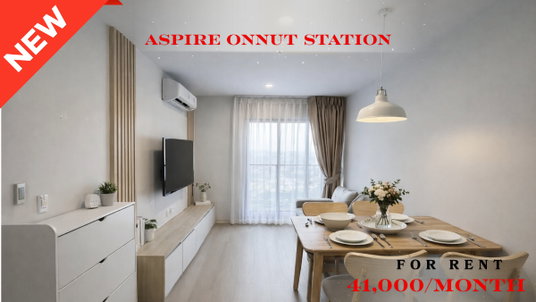 รูปภาพ 🍀🍀🍀 Prime Condo Location 🚆 For Rent ให้เช่า📌 แอสปาย อ่อนนุช สเตชั่น 🌸(Line:@rent2022)ห้องสวย พร้อมเข้าอยู่✨A10497