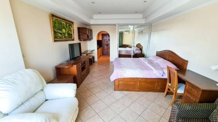 Viewtalay 2A Jomtien 37sqm Fully Furnished with some part seaview Studio คอนโดพัทยา จอมเทียน