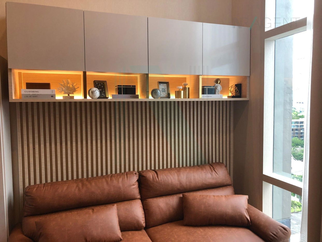 รูป ให้เช่าคอนโด ไอดีโอ มอร์ฟ 38 อาคาร 1 ชั้น 8 Duplex ขนาด 34 ตรม ใกล้ Gateway เอกมัย - รูปที่ 1/8