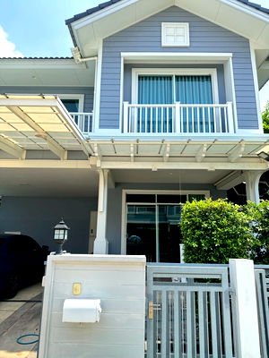 เช่าบ้านเดี่ยว ถนนหทัยราษฎร์ : ⚡ ให้เช่า บ้านเดี่ยว 2 ชั้น บุราสิริ ปัญญาอินทรา ขนาด 72 ตร.ว. ⚡