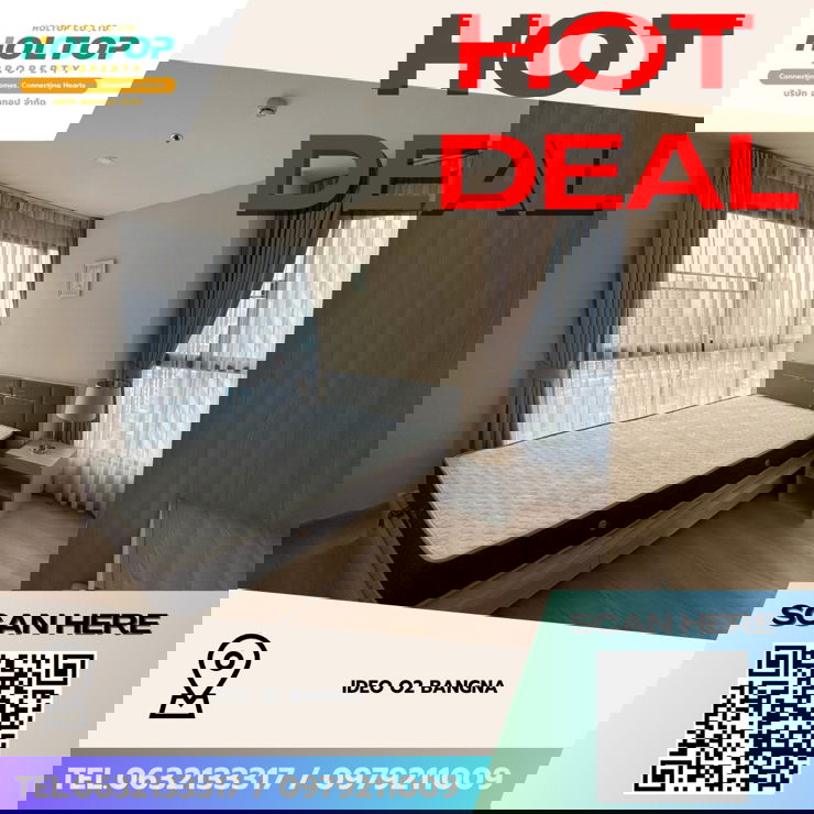 รูป #Z4671💥 170269 🔥ให้เช่าคอนโด Ideo O2 Bangna - รูปที่ 1/9