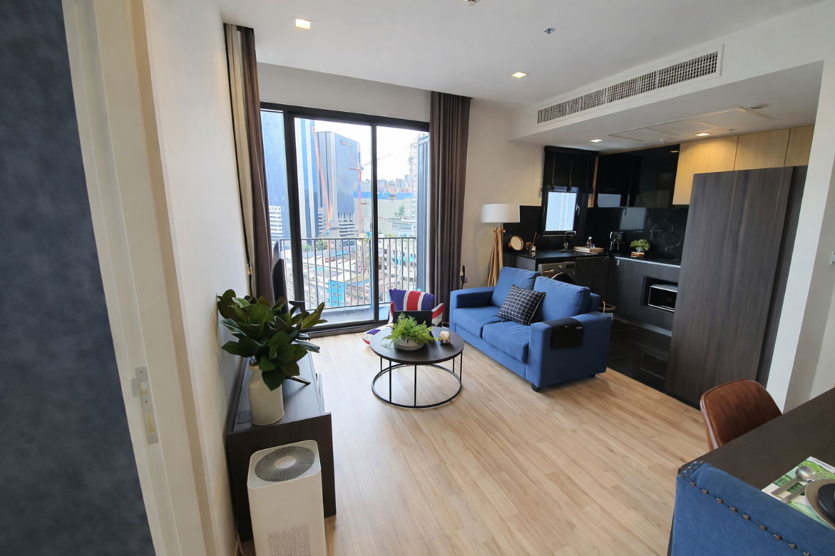 รูป ให้เช่าด่วน 🔥 THE LINE Jatujak - Mochit | ห้องสวย หรูหรา | 2 ห้องนอน | ใกล้ BTS หมอชิต และ MRT สวนจัตุจักรเพียง 550 เมตร| - รูปที่ 4/10