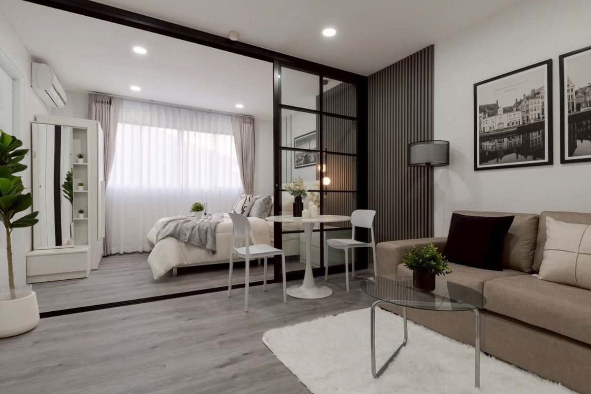 รูป ME2500739 ห้องเดียวเท่านั้น! ลุมพินี เซ็นเตอร์ นวมินทร์ เฟอร์ครบ ฟรีโอน - รูปที่ 2/20