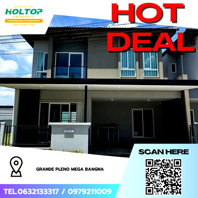 Houses for rent Samut Prakarn : #Z4661💥 170269 🔥House for Rent: Grande Pleno Mega Bangna