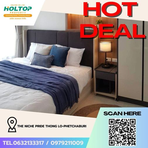 #Z4674💥 170269 🔥ให้เช่าคอนโด The Niche Pride Thong Lo-Phetchaburi