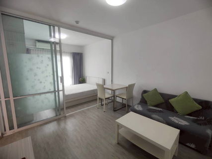 รูปภาพ ว่าง 1 มี.ค. 2569 Unio จรัญ3 (1นอน) ตึก F ชั้น 5 กั้นห้อง มีประตูครัว มีเฟอร์ ใกล้ MRT ท่าพระ