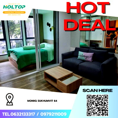 Condos for rent : #Z4667💥 170269 🔥 Condo for Rent: Moniiq Sukhumvit 64