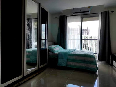 Condos for rent Assumption University Huamark Campus (Abac Huamark) : For Rent Condo ASAKAN PLACE SRINAKARINDRA Building 1, Floor 18,Studio, Room size 29.00 sqm