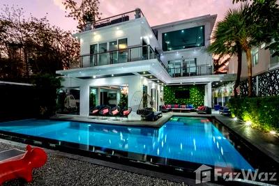 Houses for rent Jomtien Sai 2 : Lotus pool villa Pattaya 8 bedroom 635054
