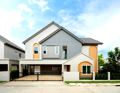 ขายบ้านเดี่ยว : 🌾 บ้านสไตล์ "Modern Barn House" ที่อบอุ่นที่สุดในย่านปิ่นเกล้า-กาญจนาฯ อณาสิริ ปิ่นเกล้า–กาญจนาฯ | เพดานสูง 5.6 เมตร | เริ่ม 4.99 ล้าน 🏡