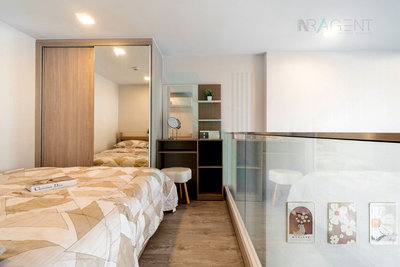 คอนโดให้เช่า : 🎊 ให้เช่าคอนโด เดอะทรี พัฒนาการ - เอกมัย อาคาร 1 ชั้น 28 Duplex ขนาด 35 ตรม ใกล้ ทางด่วนรามอินทรา-อาจณรงค์