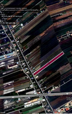 ที่ดิน ไทรน้อย นนทบุรี : ขายที่ดินไทรน้อย ใกล้แยกนพวงศ์