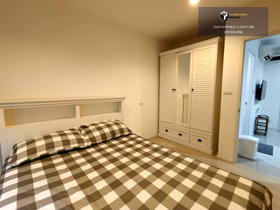 Condos for sale Khlong Toei : Aspire Sukhumvit 48 | For sale with tenant. 32 sq m room design with partitioned rooms. | #2025072911136