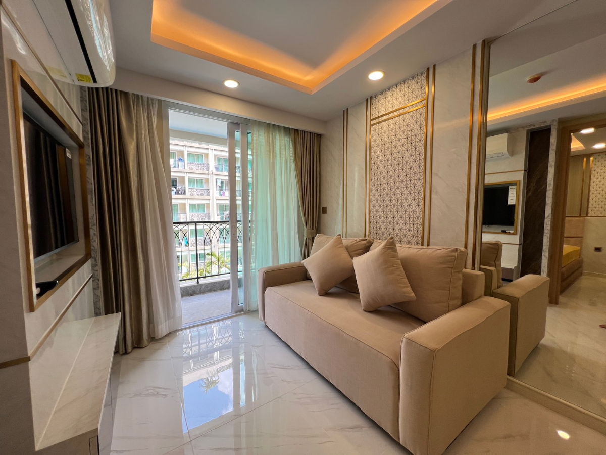 รูป มีเน็ต ดุสิต แกรนด์ ปาร์ค 2 ขนาด 35  ตรม.ตึก B  ชั้น 3 วิวสระว่ายน้ำ - รูปที่ 9/13