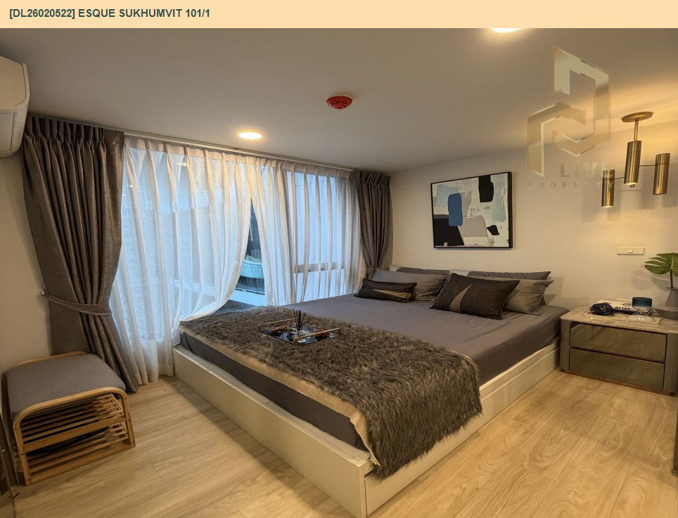 รูป DL26020522 ให้เช่าคอนโด เอสคิว สุขุมวิท 101/1 (ESQUE SUKHUMVIT 101/1) ใกล้ - พร้อมเข้าอยู่ โทรด่วน 0656133286 LineID @534wlwof - รูปที่ 3/6