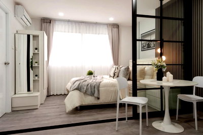 ขายคอนโด : ME2500739 ห้องเดียวเท่านั้น! ลุมพินี เซ็นเตอร์ นวมินทร์ เฟอร์ครบ ฟรีโอน