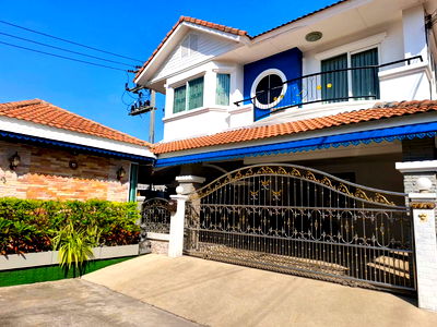 บ้านเดี่ยว ม.กรุงเทพ ศูนย์รังสิต : ขายบ้านร่มรื่นกรีนพาร์คซอยคุณพระ คลองหลวง27  รังสิต-พหลโยธิน