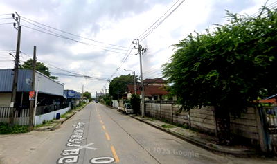 ที่ดิน เขตสะพานสูง : ขายที่ดินเปล่า 7 ไร่ ถนนกรุงเทพกรีฑา ใกล้ รร.นานาชาติเวลลิงตัน