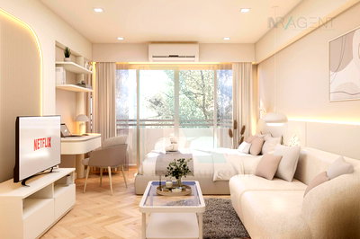 Condos for sale Chulalongkorn University : For Sell Condo BAAN RATCHATHAWI VILLE Building 1, Floor 4,Studio, Room size 25 sqm