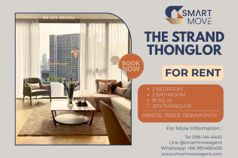 รูปภาพ Rent ! SUPER LUXURY Condo ! prime area, city view ! Code C20231100296..The Strand Thonglor, 2 bed, 2 bath, high floor, furnished, ready to move in