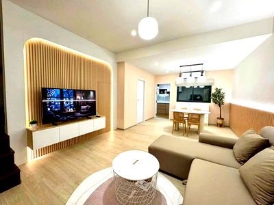 Townhouses for rent Suwannaphum International Airport : [For Rent] 3-Storey Townhome *Fully Furnished*📍Plex Onnut - Wongwaen | Near Mega Bangna 🐶Pet Friendly🐱