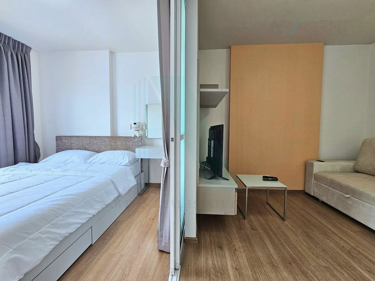 รูป 📌 ให้เช่าคอนโด ดีคอนโด รามคำแหง อาคาร D ชั้น 7 1 ห้องนอน ขนาด 29 ตรม ใกล้ เดอะมอลล์ รามคำแหง - รูปที่ 3/8