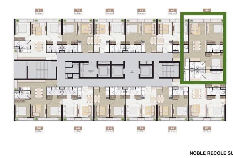 รูป คอนโด 2-ห้องนอน ที่ โนเบิล รีโคล ใกล้ MRT สุขุมวิท (ID 2653268) - รูปที่ 13/14