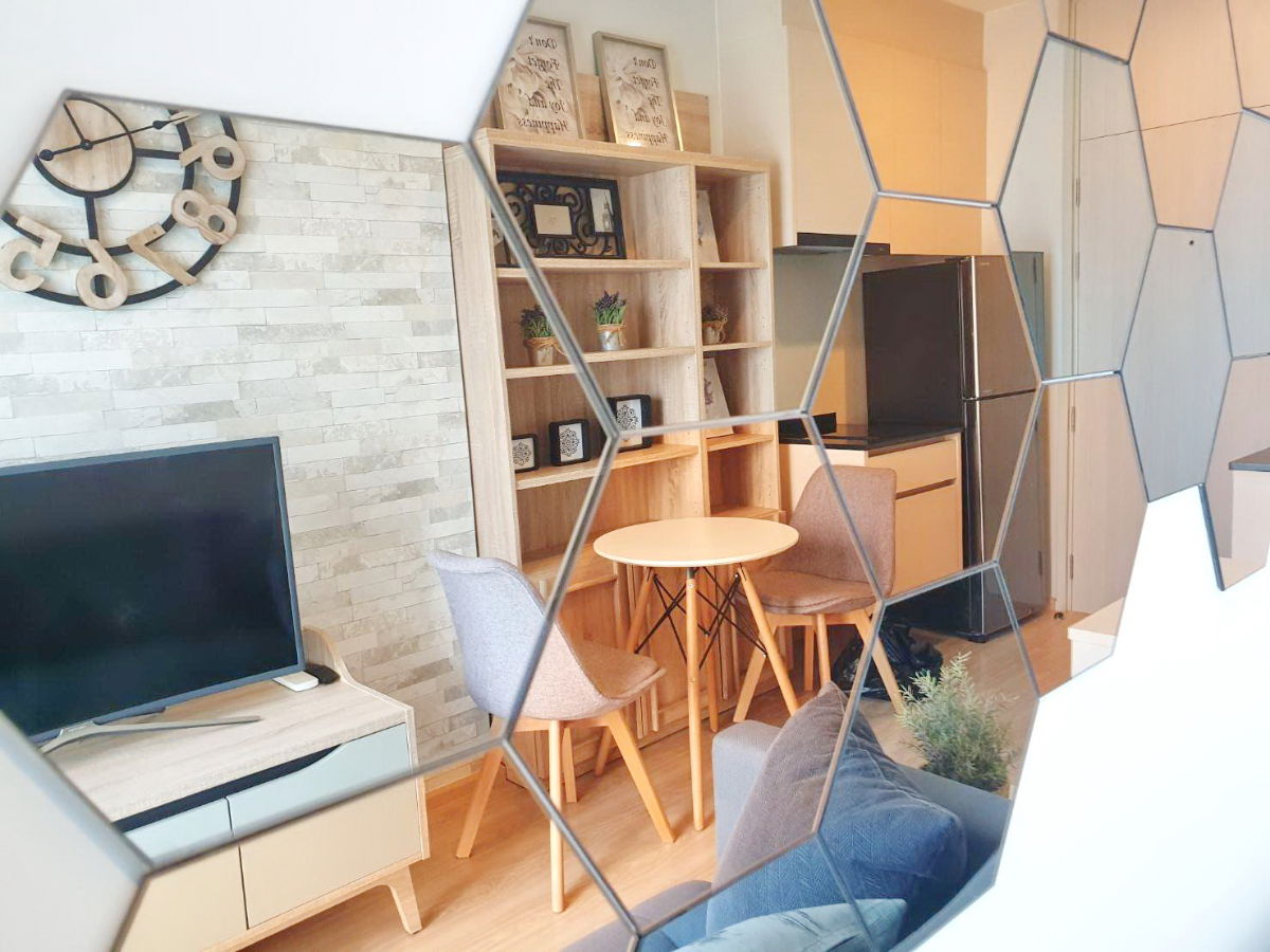 รูป 1381♛ให้เช่าคอนโด 1 ห้องนอน♙โนเบิล รีวอลฟ์ รัชดา♜MRTศูนย์วัฒนธรรม∞099-5919653,065-9423251🜲Line@sureresidence - รูปที่ 3/11