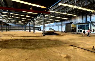 โรงงาน บางเสาธง สมุทรปราการ : ขาย โกดัง เทพารักษ์ กม.20 ต.บางเสาธง จ.สมุทรปราการ พื้นที่ 4,000 ตร.ม.