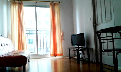 Condos for rent BTS Pak Nam : Condo for rent, The Parkland Lite Sukhumvit-Paknam. Fully furnished, close to BTS Paknam station only 200 meters away