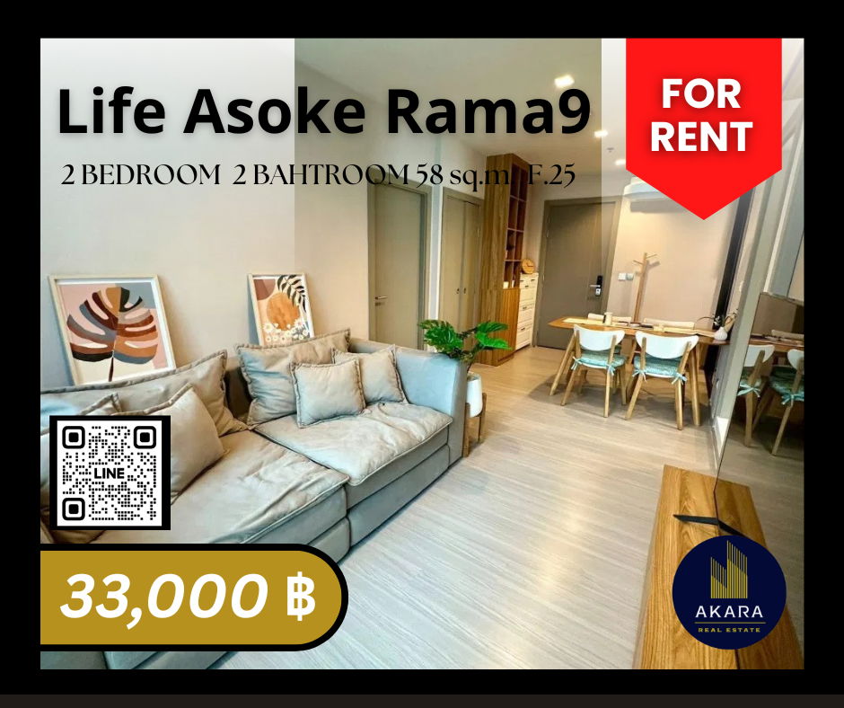 รูป 🟨🟨🟦🟦 [ ให้เช่า ] Life Asoke - RAMA9 🟦🟦🟨🟨 คลิ๊ก‼️ Akara Real Estate✅✅✅✅✅ "ตอบไว ทันใจ หลังการขายดีเยี่ยม" - รูปที่ 1/15
