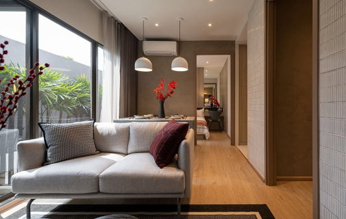 รูปภาพ New Room 2 Beds Nice Room City view New Condo Good Location Next To Ekkamai-RamInthra,Central East Ville @ Noble Create