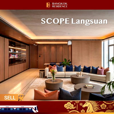 Condos for sale Lang Suan Road : 💎 Elegant Private Residence in Prime Langsuan – Timeless Luxury Living at SCOPE Langsuan