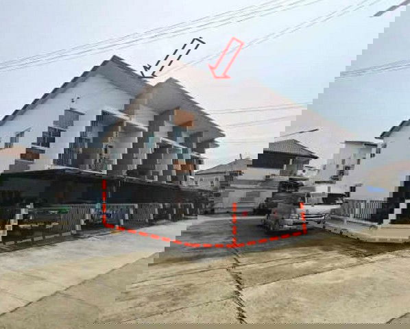 รูป K02312 ขายทาวน์เฮ้าส์ โครงการเดอะ วิลเลจ อำเภอเมืองชลบุรี - รูปที่ 5/8