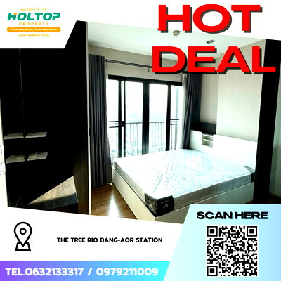 Condos for rent : #Z4681💥 180269 🔥 Condo for Rent: The Tree Rio Bang-Aor Station