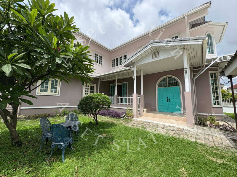 ขายบ้านเดี่ยว : 🏡ขายด่วน บ้านหรูในโครงการ Muang Thong 4 บ้านเดี่ยวหลังหัวมุม | BTS ปุณณวิถี✨
