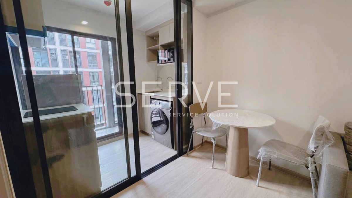 รูป 1 นอน 27 ตร.ม. เฟอร์ฯ ครบ กั้นโซนครั้ว กับคอนโดใหม่ ทำเลดี ติด BTS คูคต 100 ม. ที่ Nue Core Khu Khot Station / ให้เช่าคอนโด - รูปที่ 6/8