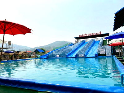 ขายกิจการ : ขายที่ดินโฉนดพร้อมสิ่งปลูกสร้างใจกลางแม่แจ่ม (แม่แจ่มสไลเดอร์) ทำเลทอง เหมาะทำรีสอร์ท/คาเฟ่/Glamping