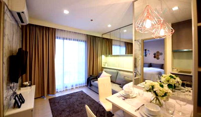 Condos for rent : 📌 For Rent Condo RHYTHM SUKHUMVIT 36-38 Building 1, Floor 19,1 bed room, Room size 33.00 sqm