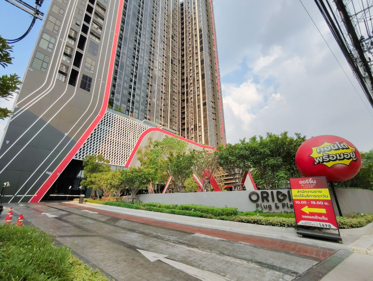 รูป 🔥 ด่วน! ห้องมุมมือหนึ่ง คอนโด ออริจิ้น ปลั๊ก & เพลย์ นนทบุรี สเตชั่น เพียง 3.49 ล้านเท่านั้น Double Volume Space ห้อง 2 ชั้น  - รูปที่ 32/51