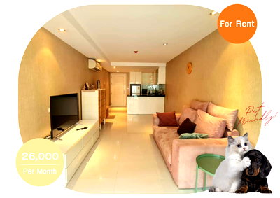Condos for rent : 🐶🐱 Pet-friendly✨ For Rent 📌Le Nice Ekamai 📲 Line: @rent2022 ✅Ready to move in 🔖PTC : A04845