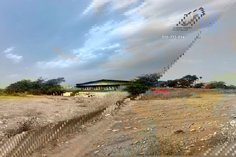 รูป ขายที่ดินถมแล้ว 12 ไร่ 17 ตารางวา หน้ากว้าง 106 เมตร ถนนสะพานนนทบุรี-บางบัวทอง ใกล้นิคม-ทางด่วนโทลล์เวย์ - รูปที่ 10/12