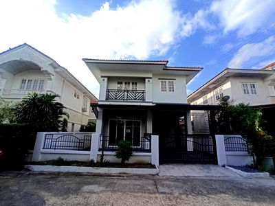 บ้านเดี่ยว เขตคลองสามวา : S2765 ขายบ้านแฝด ราคาพิเศษ บุรีรมย์ เลียบคลองสอง ซาฟารีเวิลด์ ตกแต่งใหม่พร้อมอยู่