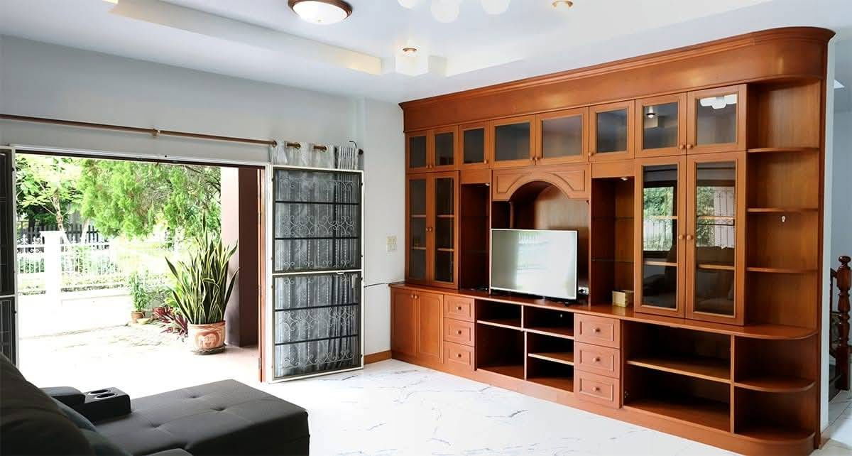 รูป ให้เช่า บ้านเดี่ยวสองชั้น หมู่บ้านล้านนาวิลล์ เมืองเชียงใหม่ พร้อมเฟอร์ เข้าอยู่ได้เลย (R908) T.0946511456 - รูปที่ 4/9