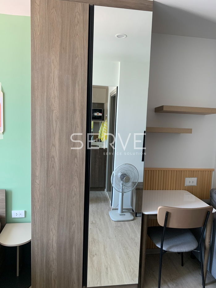 รูป สตูดิโอ ห้องสวย เฟอร์ฯ ครบ กั้นโซนครั้ว กับคอนโดใหม่ ทำเลดี ติด BTS คูคต 100 ม. ที่ Nue Core Khu Khot Station  / ให้เช่าคอนโด - รูปที่ 5/9