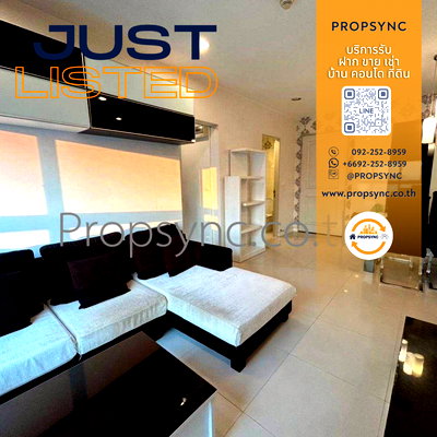 คอนโดให้เช่า : ✨คิว เฮ้าส์ คอนโด สาทร ✨ให้เช่า🍀ห้องสวย แต่งครบ 🍃 ถ้าชอบความสงบ ต้องรักคอนโดนี้ 🚅BTS สถานีกรุงธนบุรี PSL-018  Contact Us 💚Line ID @propsync