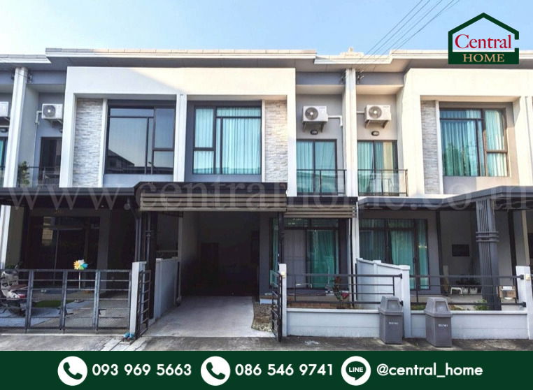 รูป ทาวน์โฮม แกรนด์ พลีโน่ วัชรพล-สุขาภิบาล 5 ทำเลดี ต่อเติมครบ - รูปที่ 1/25