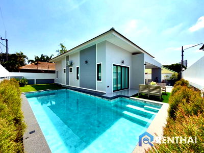 Houses for sale Chonburi : Brand New Single Storey Pool Villa Ready to Move In