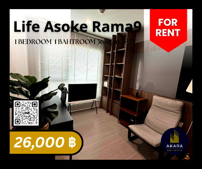 Condos for rent Big C Super Center Ratchadamri : 🟨🟨🟦🟦 [FOR RENT] Life Asoke - RAMA9 🟦🟦🟨🟨 Click‼️ Akara Real Estate✅✅✅✅✅ "Fast response, Prompt service, Full support""